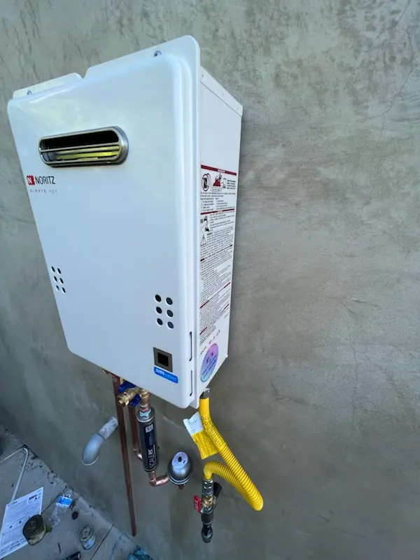 Tankless water heater installation for Wertheins Corner homes